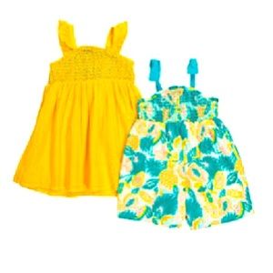 Tommy Bahama darling Romper and Dress Set~ 24 months